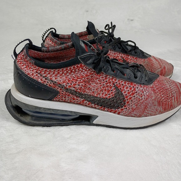 NIKE Air Max Flyknit Racer Next Nature FD2764 600 - Shiekh Nike Air‎ Max Flyknit Racer Fireberry Black FD2764-600 Mens Size 8 Sneakers